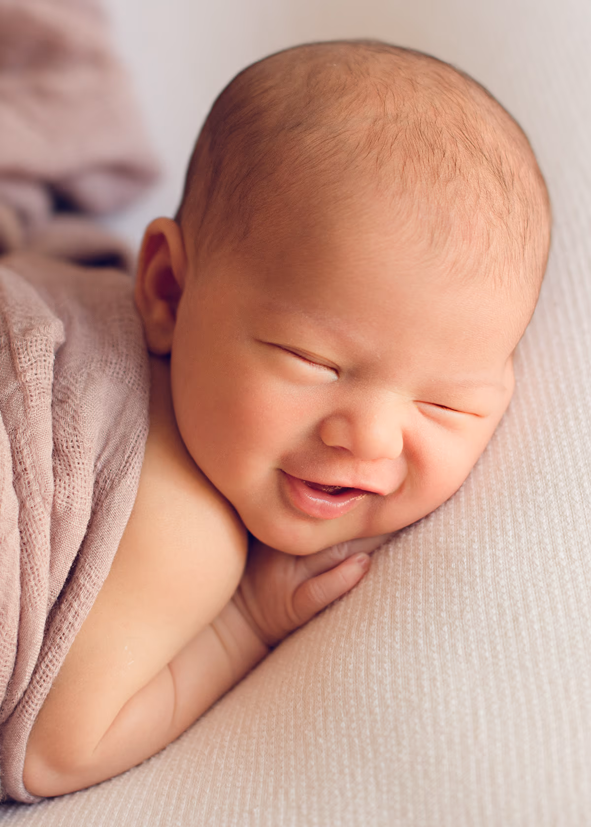 Newborn portrait session